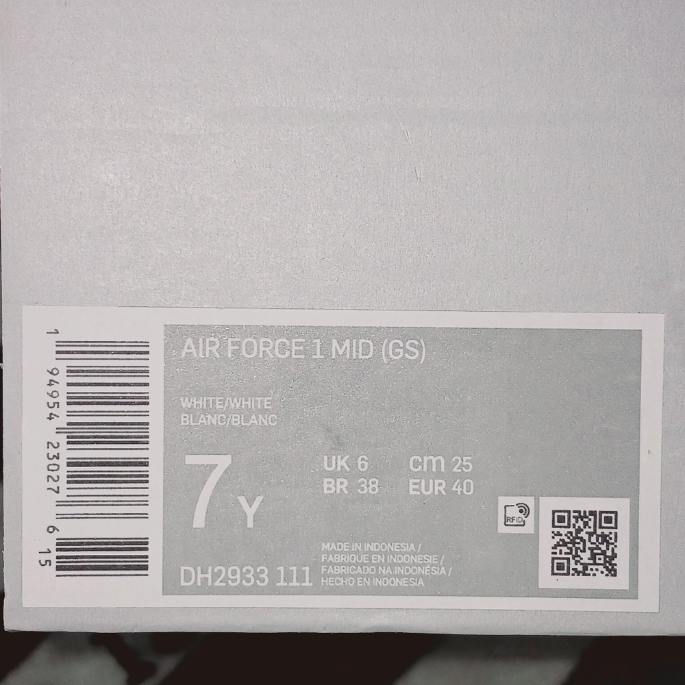 Nike Air Force 1 Lifestyle/Streetwear Shoes Size 7 Youth/8.5 Women - Picture 7 of 9